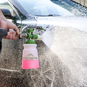 FENG PAI white bottle foam cannon ready for detailing and exterior washing.