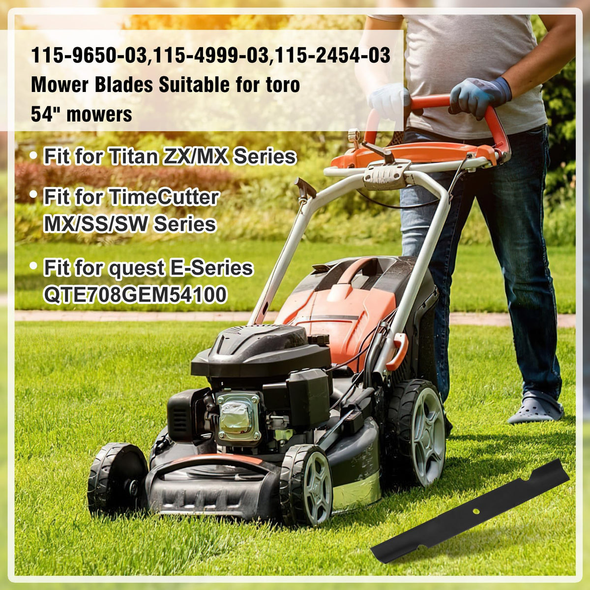 Fengind 115-4999-03 compatibility list shows broad Toro model fit.