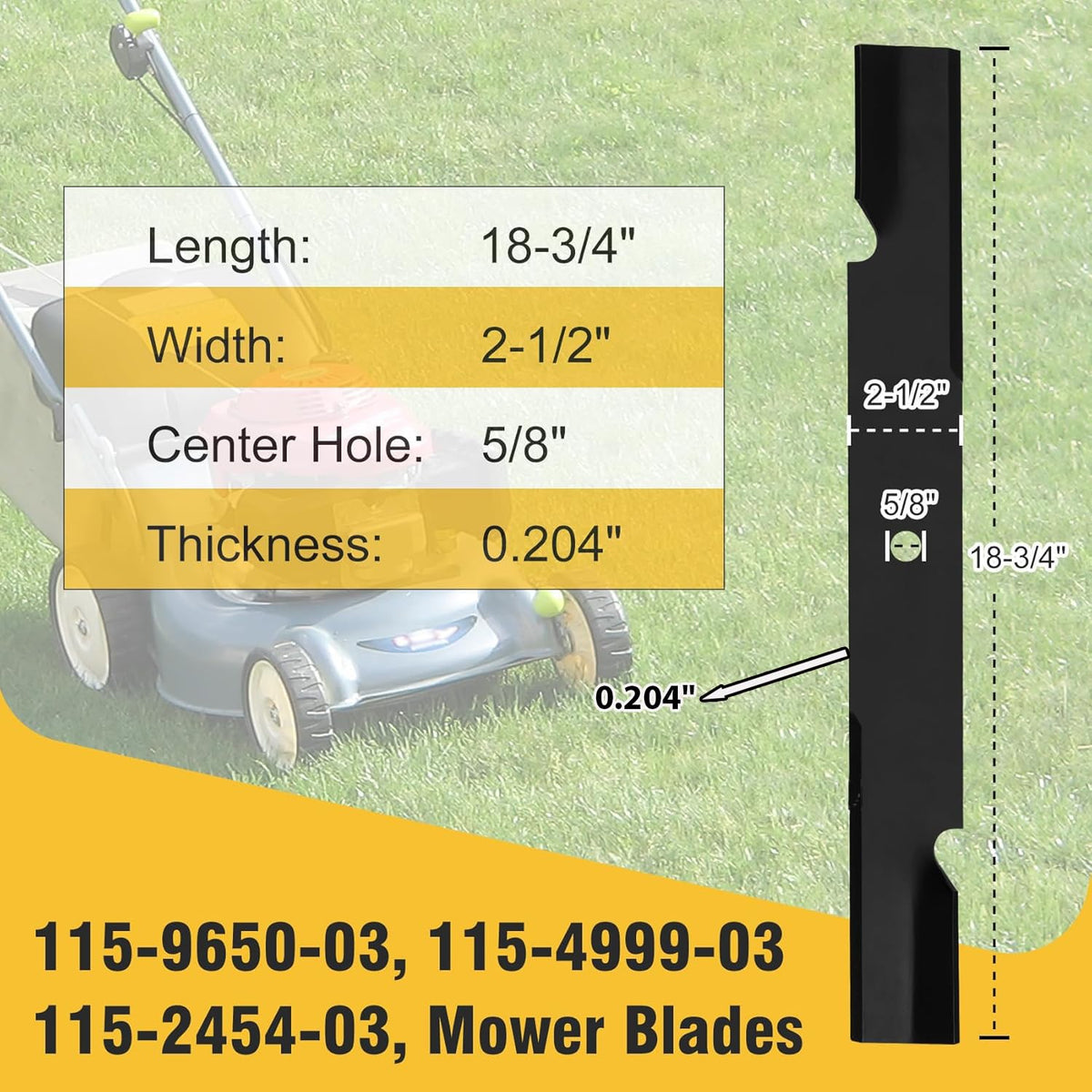 Fengind blades for Toro TimeCutter 54inch deck in action.