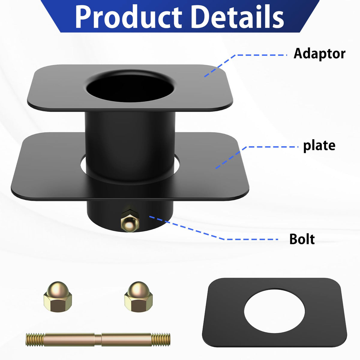 Fengone aluminum-brass-assembly top view highlights easy bracket alignment for smooth drainage.