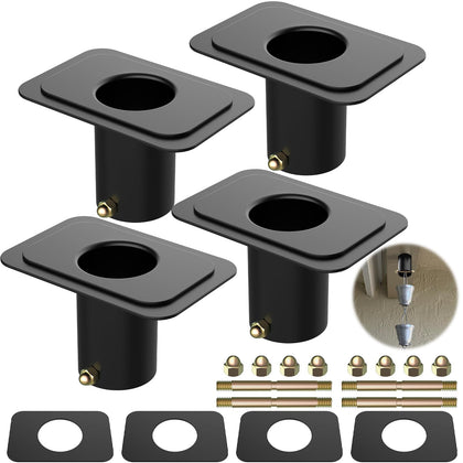 Fengone rain-chain-adapter side view shows durable aluminum construction with brass bolts for secure hanging.