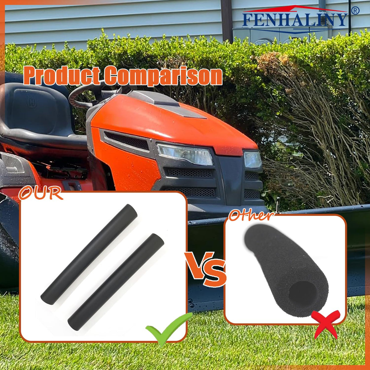 Fenhaliny installation tips showing easy grip replacement with lubricant