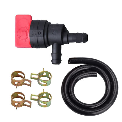 Fenhaliny fuel shut-off valve at 90-degree angle for precise fuel control during mowing