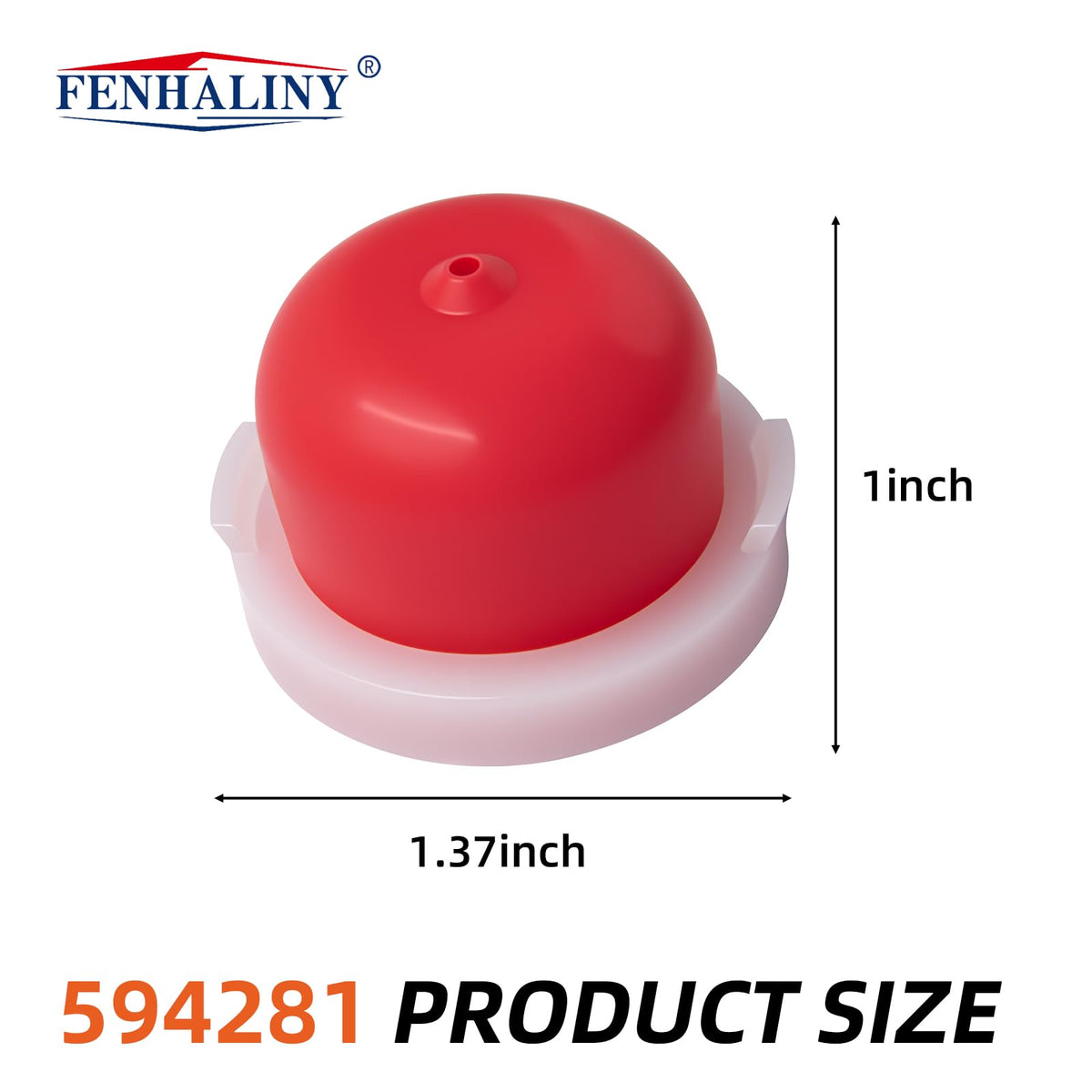 Fenhaliny 594281 height spec close-up to help proper installation.