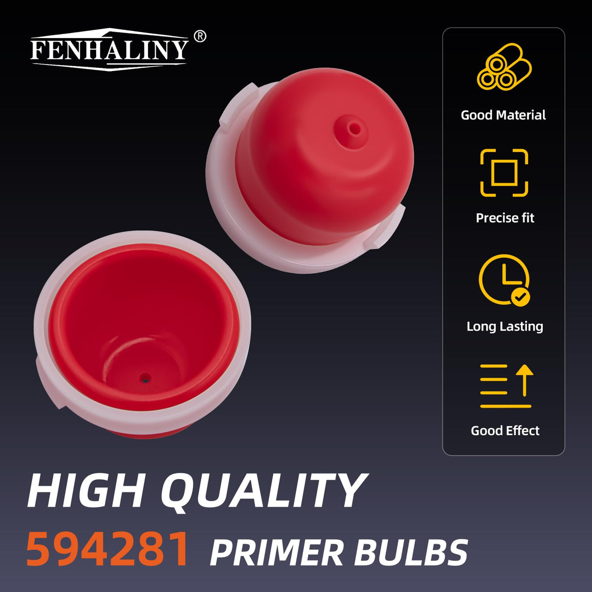 Fenhaliny 594281 top-hole close-up showing vent design for reliable priming.