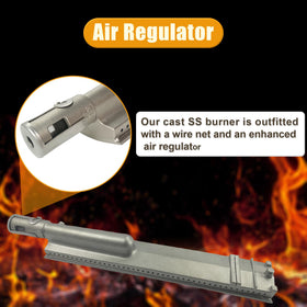 Fenluqi 304 stainless steel construction, corrosion-resistant burners for long-lasting grilling