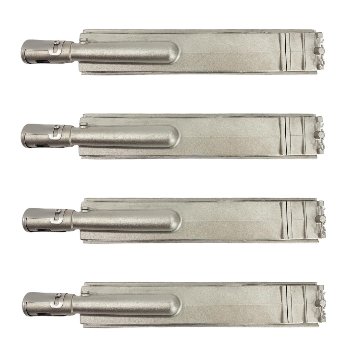 Fenluqi heavy-duty stainless-steel burners 4-pack for Bull grills, durable replacement part