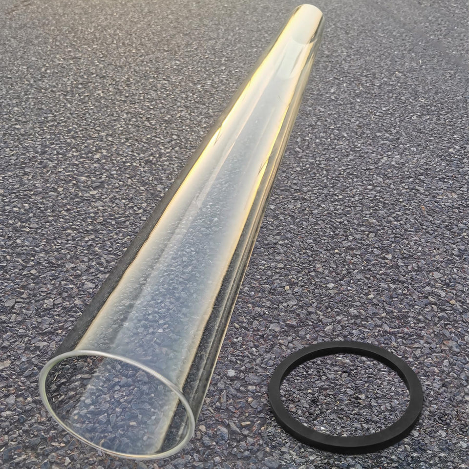 Fenluqi glass tube replacement 49.5-inch tall ready for seamless fit and durable heat.