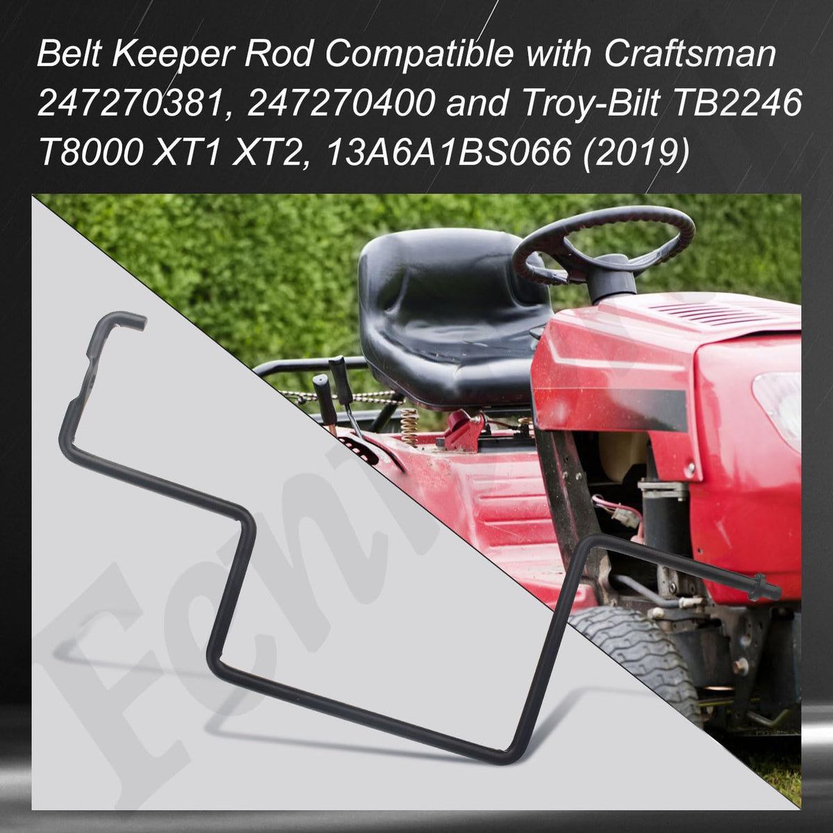Fennoral belt keeper rod packaged with accessories for easy replacement
