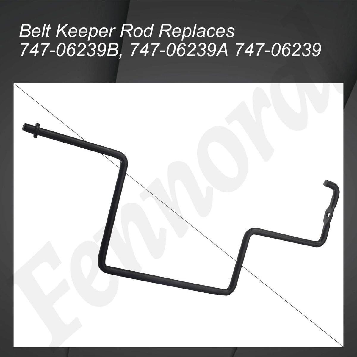 Fennoral belt keeper rod wear‑resistant design for high‑demand mowing