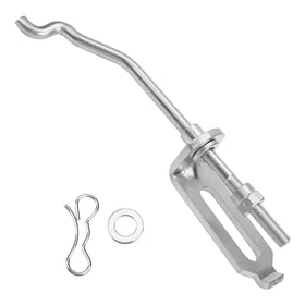 Fennoral deck lift link rear ASM: durable construction for Husqvarna compatibility.
