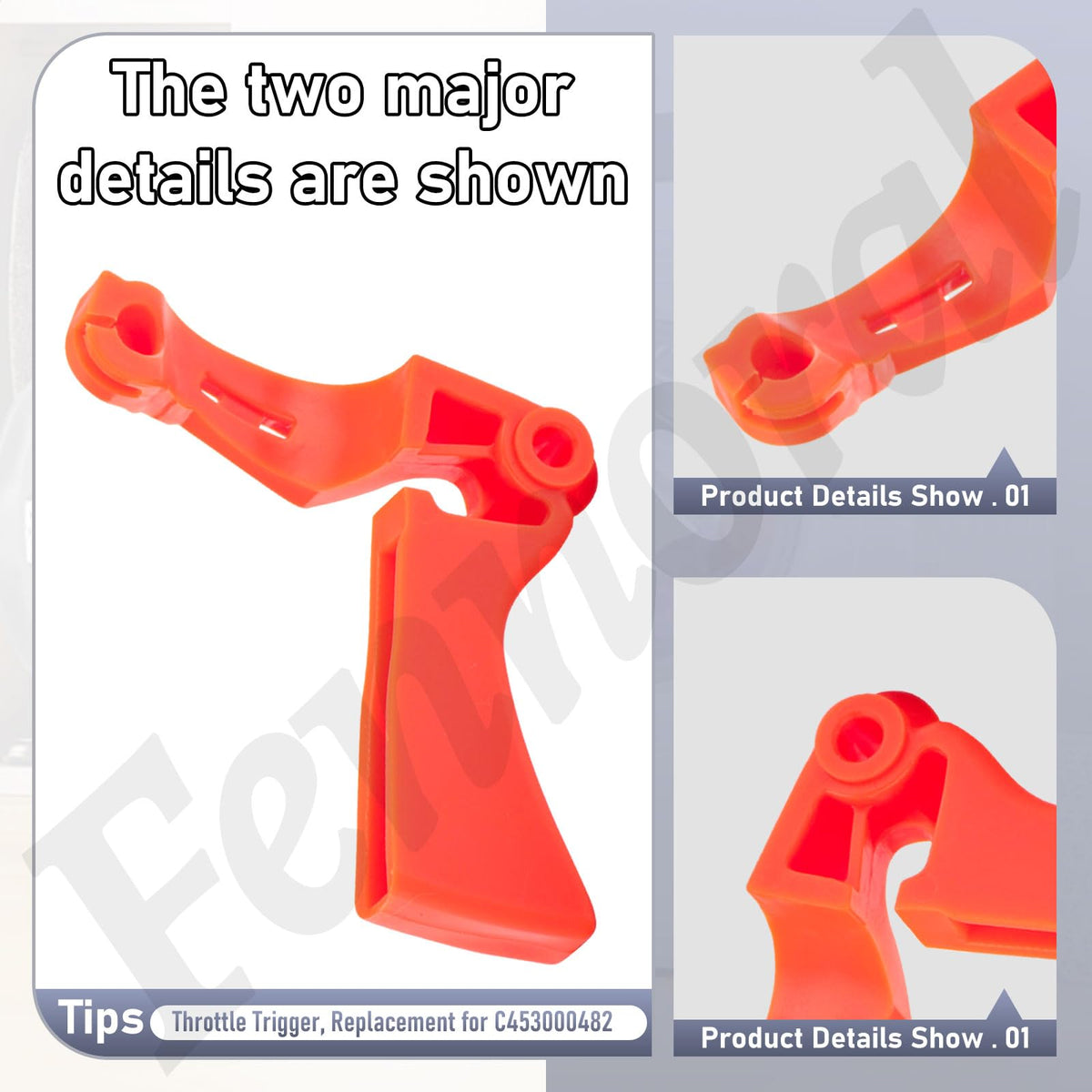 Fennoral easy installation guide image for quick swap on compatible trimmers