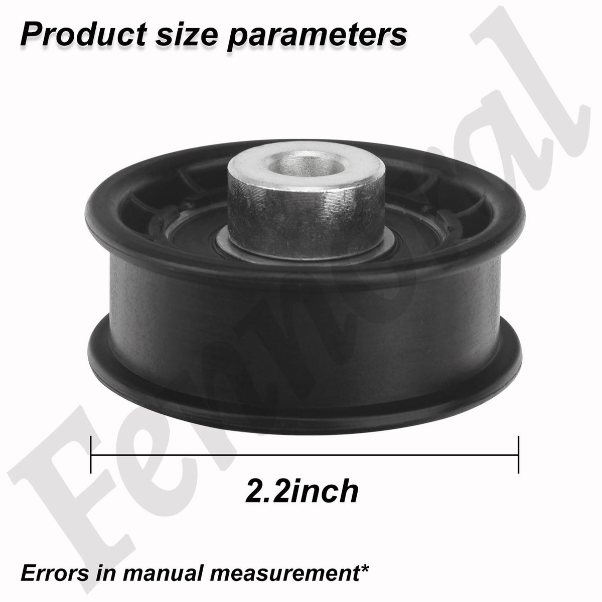 Fennoral 604491 close-up bore detail shows 3/8 in shaft compatibility.
