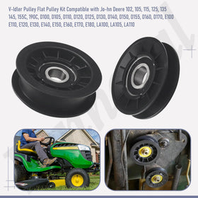 Fennoral flat pulley kit assembly aids quick maintenance with minimal tools.