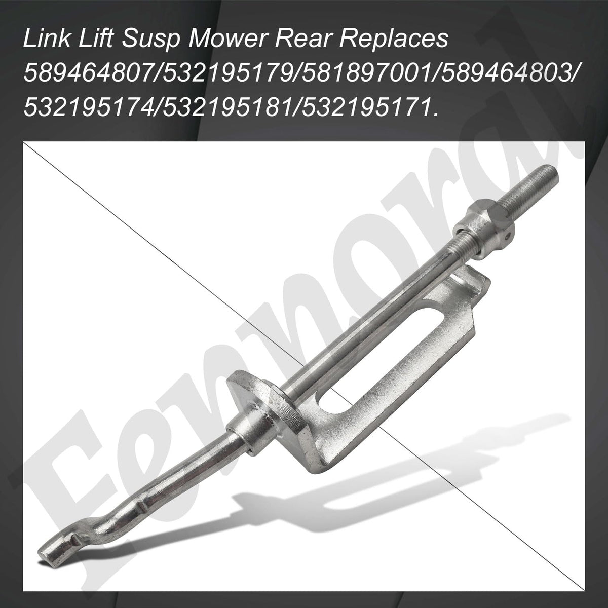 Fennoral rear deck lift link assembly: accurate fit for Husqvarna and Poulan decks.