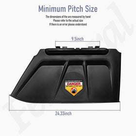 Fennoral side discharge chute installed on ZTX42 models, reliable compatibility