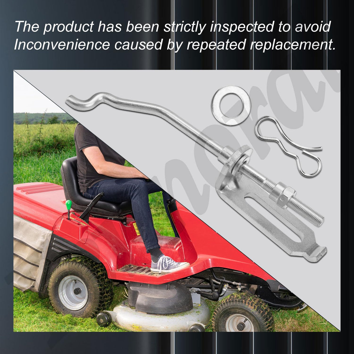 Fennoral YTH lawn mower deck lift link: precise fit for YTH series models.