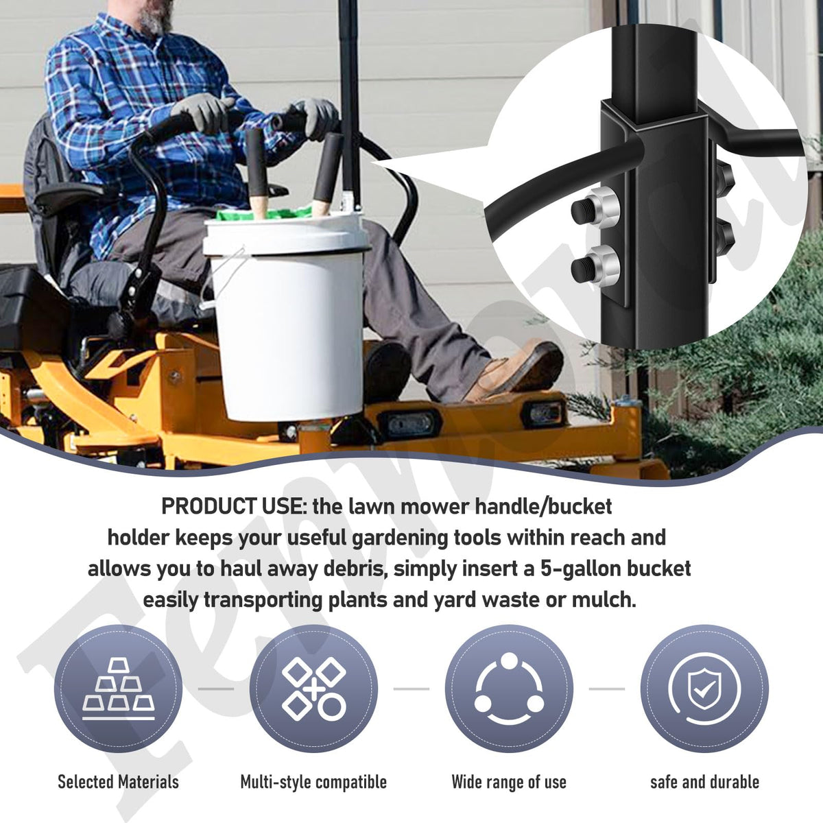Fennoral zero-turn compatibility expands usage across various brands and mower setups.