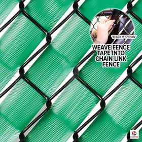 Fenpro patio fence cover installation showing quick privacy upgrade