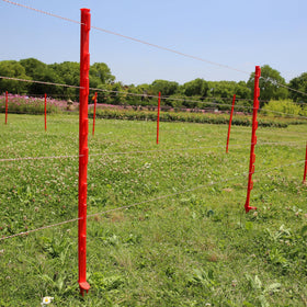 FENSMILE clips securely attach wire and tape for adjustable fencing.