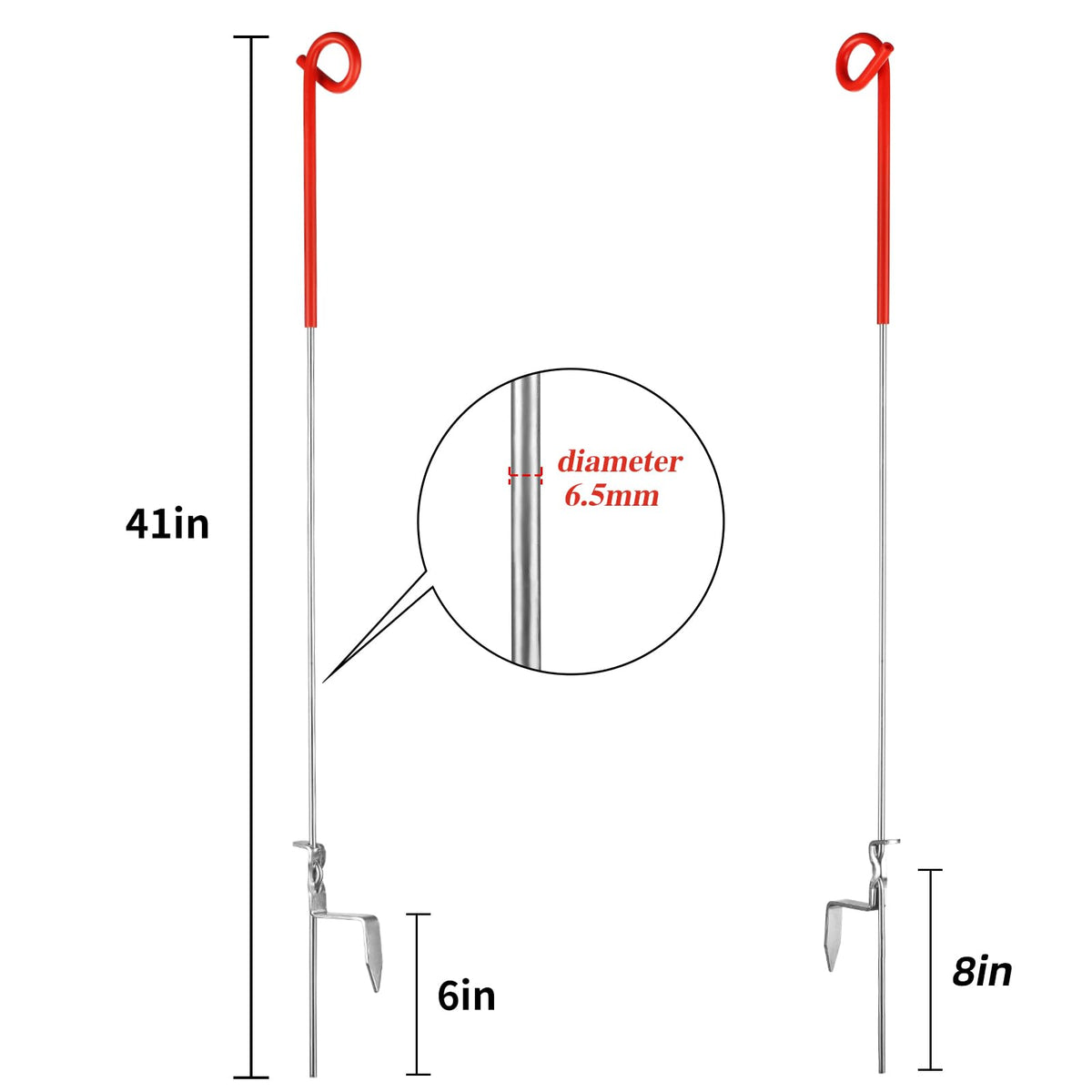 FENSMILE Fence Shock pig tail with insulated connector for reliable electric fencing