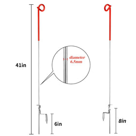 FENSMILE Fence Shock pig tail with insulated connector for reliable electric fencing