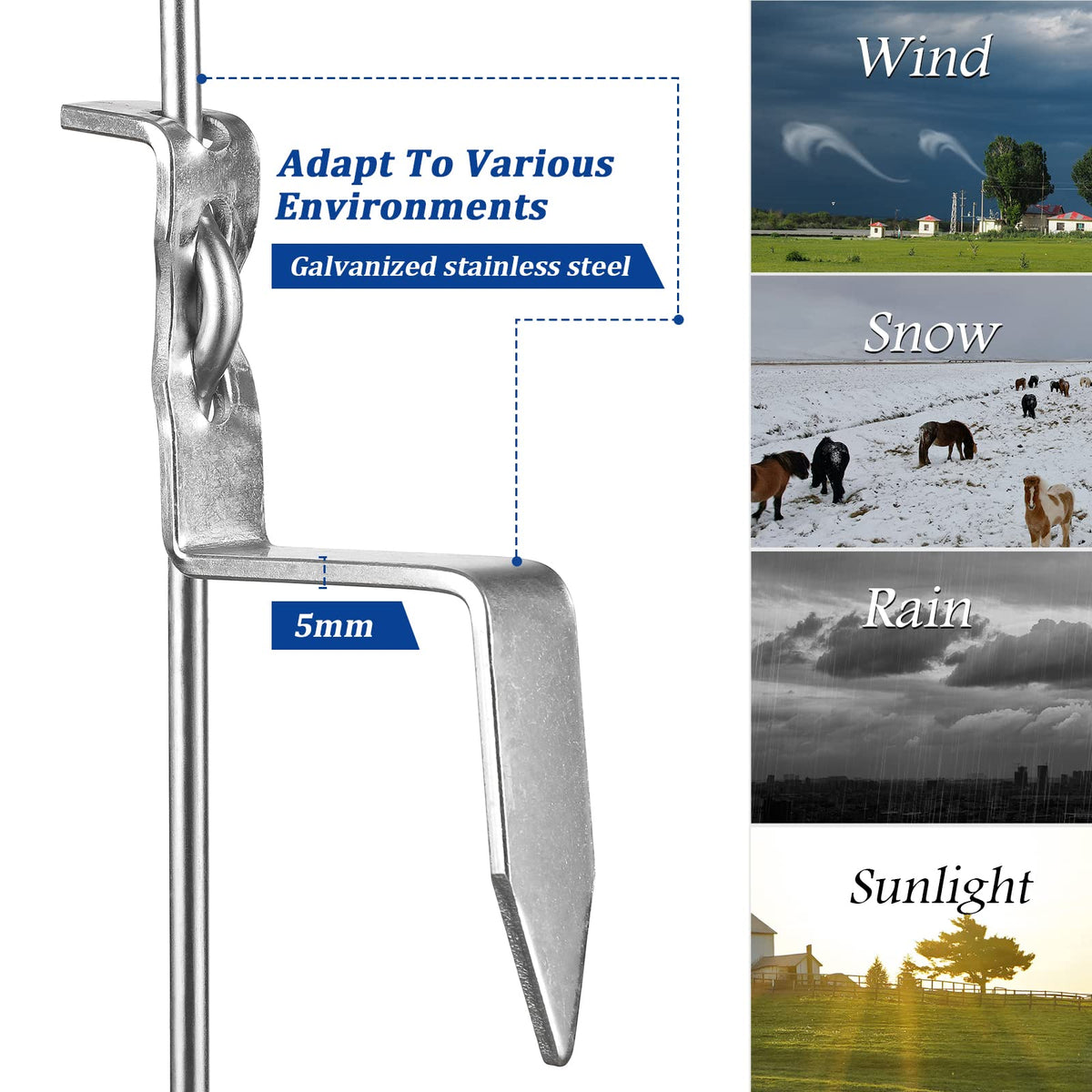FENSMILE Fence Shock UV-stabilised pipe resists weathering for longer outdoor life.