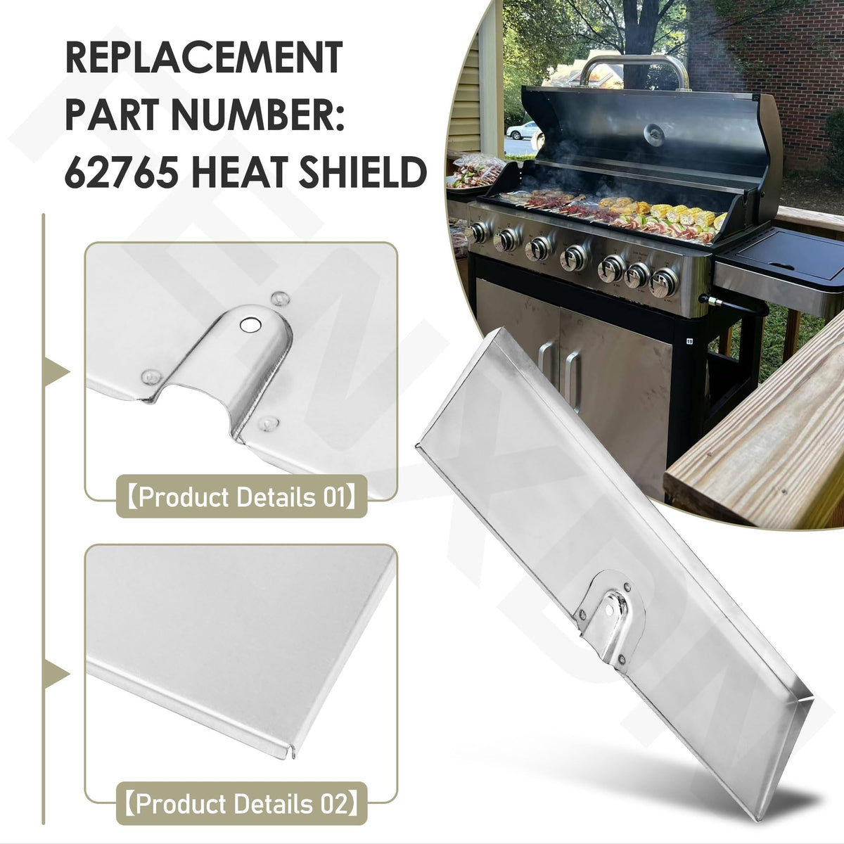 FENXDN 62765 heat shield material highlights durability under high temps