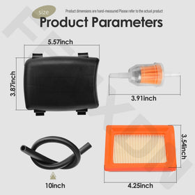 FENXDN air filter cover kit fits Kohler XT650 series for reliable protection.