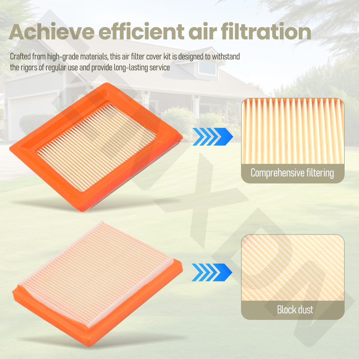FENXDN air filter cover kit fits Kohler XT675 series for smooth operation.