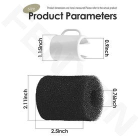 FENXDN bag collar compatibility for Polaris 380/280 models enables smooth cleaning