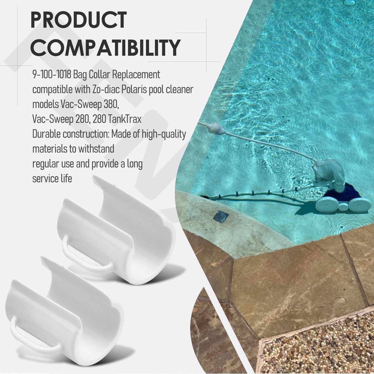 FENXDN durable construction supports long-lasting pool cleaner replacements
