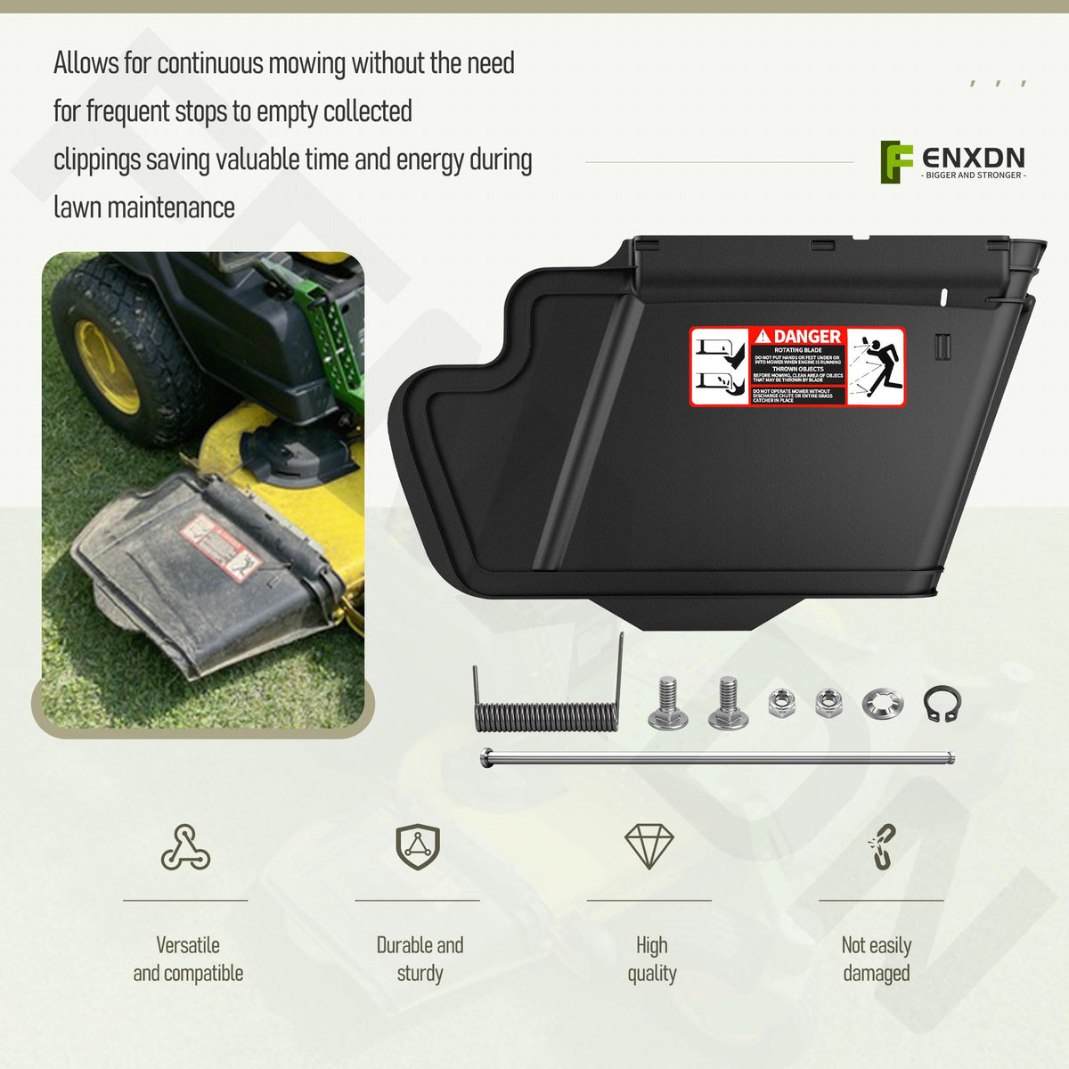 FENXDN easy installation kit reduces mowing downtime