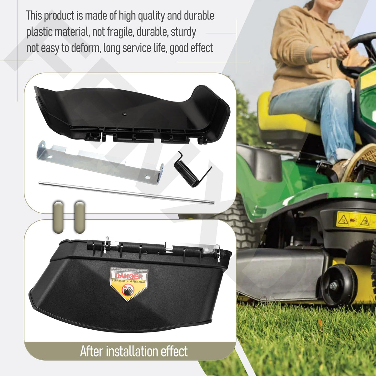 FENXDN fitment list covering multiple garden tractors and mowers