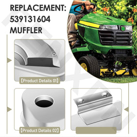FENXDN easy-installation muffler for fast replacement