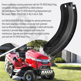 FENXDN mulch plug for Craftsman 30-inch units promotes efficient clippings processing