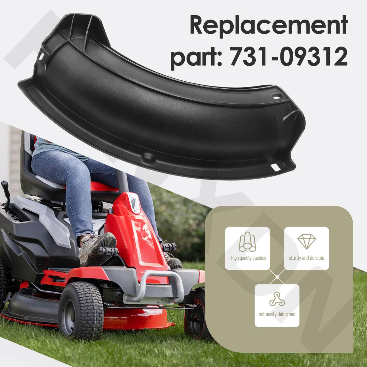 FENXDN mulch plug installation is quick and simple