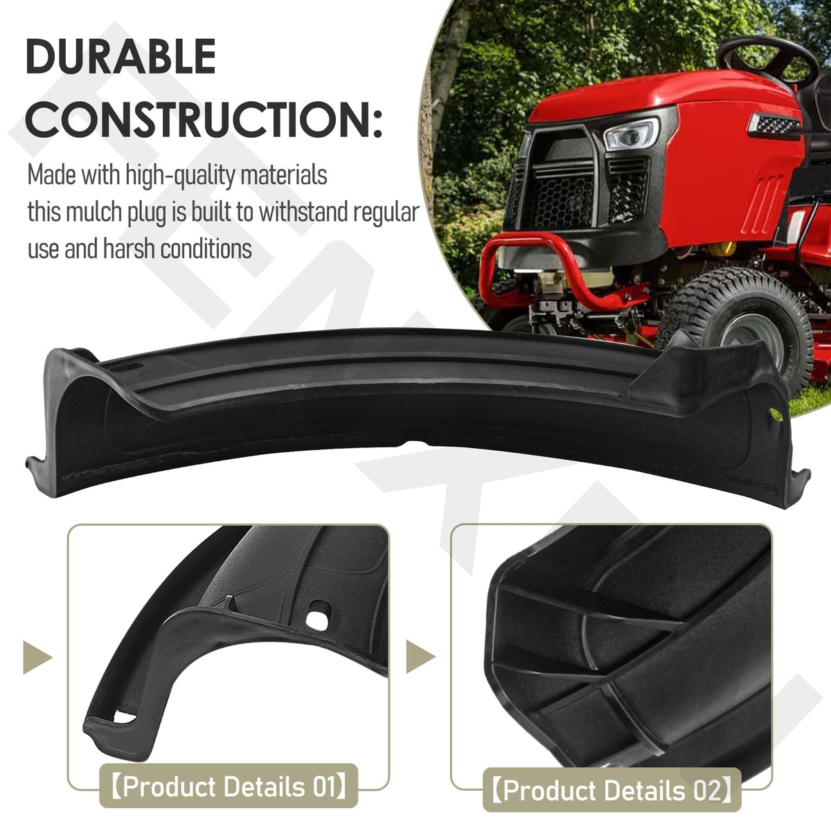FENXDN mulch plug for MTD 30-inch mowers helps maintain a clean lawn