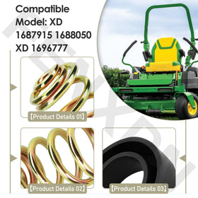 FENXDN seat-base shock absorption enhances comfort during rough mowing