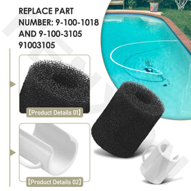 FENXDN sweep hose scrubber 9-100-3105 promotes cleaner hose contact and debris scrubbing