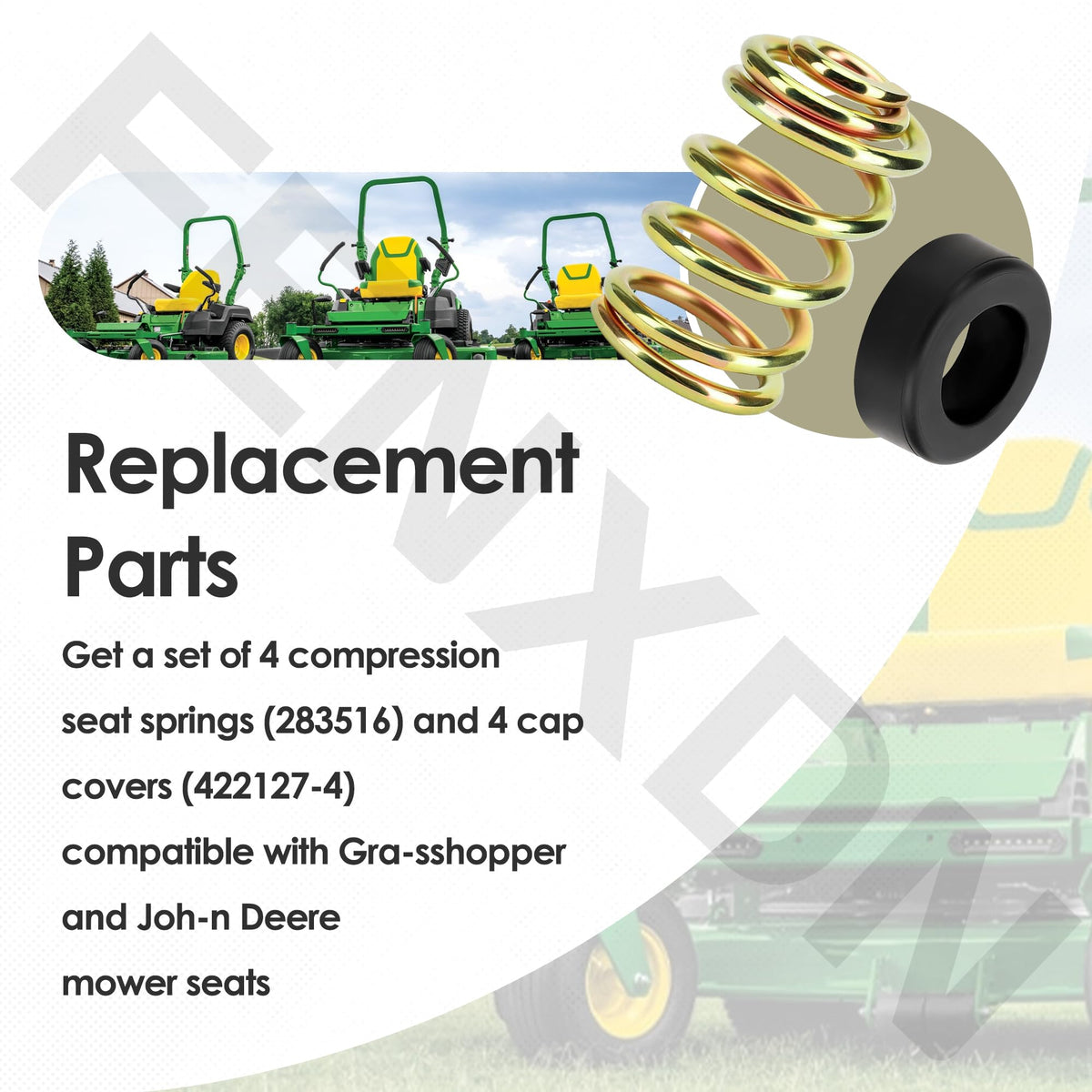 FENXDN universal-fit design suits FrontMount and MidMount mowers