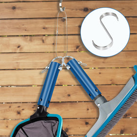 Feoang wall-mounted organizer saves space and reduces clutter.