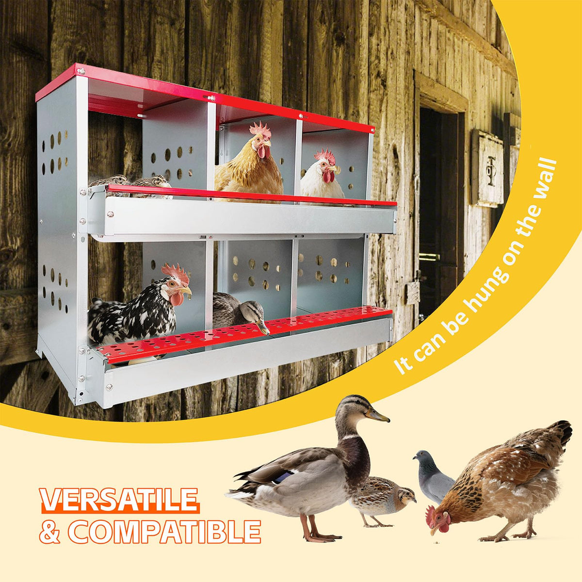 FEOKUMO galvanized metal build supports durability and simple cleaning.