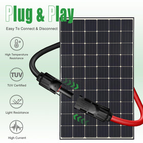 Feotech 10AWG tinned copper solar wire delivers low resistance for reliable panel connections