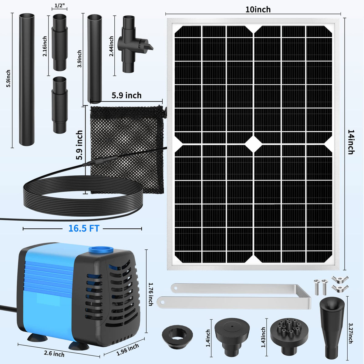 FEOXSHAL adjustable flow control tailors water height for ponds.
