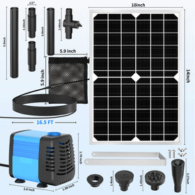 FEOXSHAL adjustable flow control tailors water height for ponds.