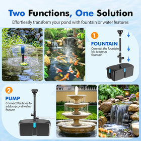 Feoxshal diverter valve enables diverse waterfall and flow options in ponds