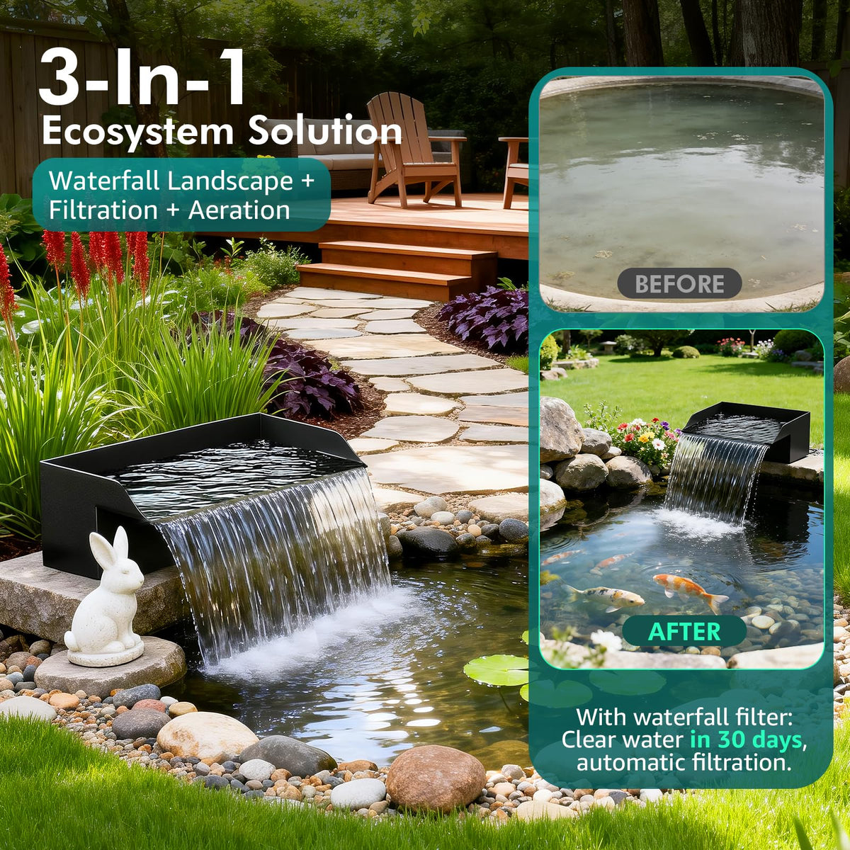 feoxshal filter media supports water clarity and aeration