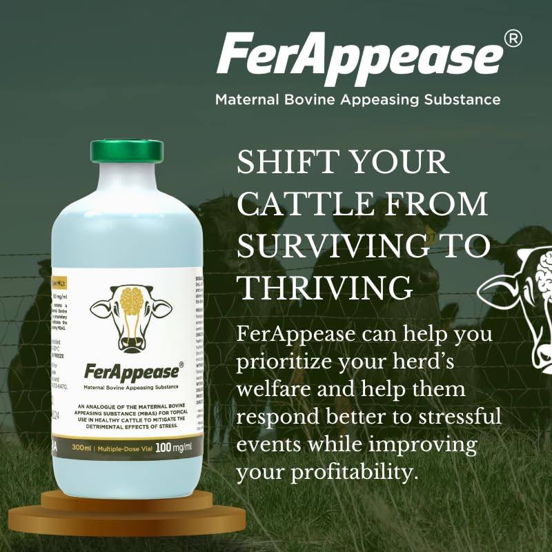 FerAppease bottle label showing dosage and usage directions.