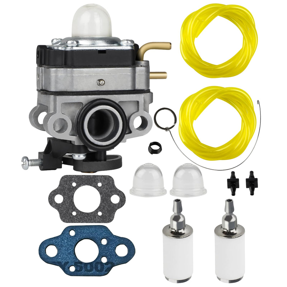 Ferilter 307160001 Ryobi carburetor closeup for smoother starts on 2-cycle engines.